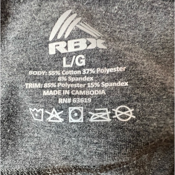 RBX active performance women gray flare leggings /size L - Picture 2 of 7